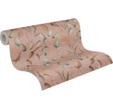 Rolle Papier-Tapete mit Pflanzenmuster