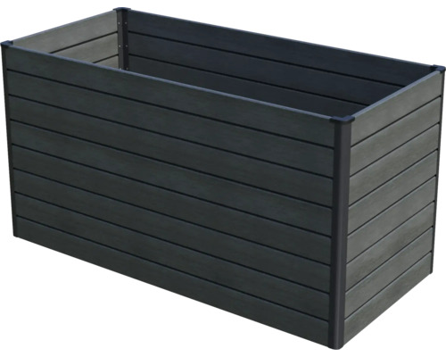 Hochbeet klassisch GroJa Rhombus Flex 150 x 70 x 79 cm steingrau co-extrudiert Hochbeet klassisch GroJa Rhombus Flex 150 x 70 x 79 cm steingrau co-extrudiert