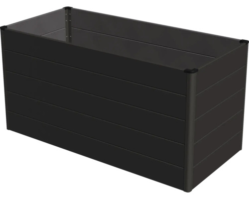 Hochbeet klassisch GroJa Lumino Flex 150 x 70 x 79 cm anthrazit