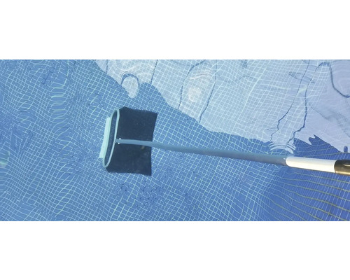 Poolreiniger mit Teleskopstiel im Schwimmbecken