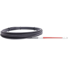 Schwarzer Heizkabel mit rotem Stecker für flexible Wärme