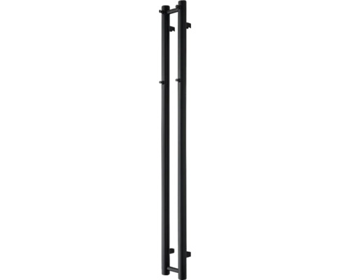 Designheizkörper KIRO 2 1400 x 135 mm schwarz Anschluss Beidseitig unten Designheizkörper KIRO 2 1400 x 135 mm schwarz Anschluss Beidseitig unten