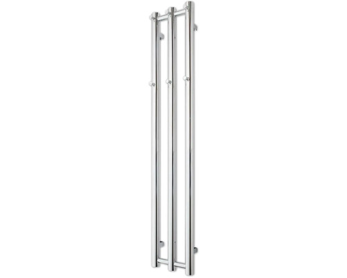 Designheizkörper KIRO 3 1400 x 265 mm chrom Anschluss Beidseitig unten