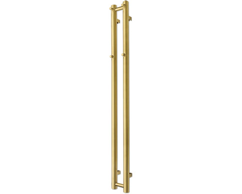 Designheizkörper PLUS 2 1400 x 135 mm gold gebürstet Anschluss Beidseitig unten Designheizkörper PLUS 2 1400 x 135 mm gold gebürstet Anschluss Beidseitig unten