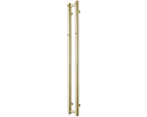 Designheizkörper PLUS 2 1400 x 135 mm gold Anschluss Beidseitig unten