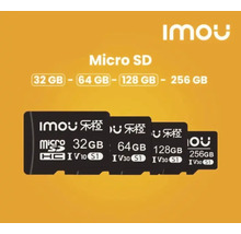 Imou Micro SD Speicherkarten mit 32 GB, 64 GB, 128 GB und 256 GB
