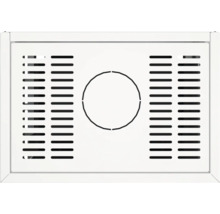 Ventilationsgitter mit runder Öffnung in der Mitte