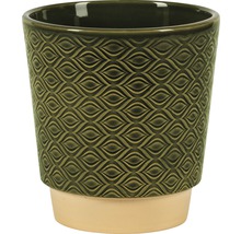 Blumentopf aus Keramik mit Muster