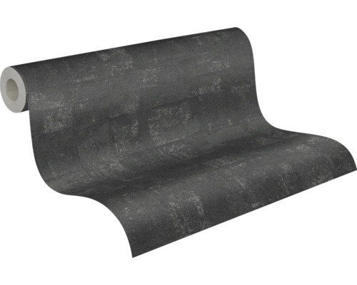 Rolle grauer Wandtapete mit Steindesign