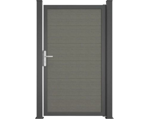 Einzeltor GroJa BasicLine Nova DIN universal vormontiert ohne Pfosten 100 x 180 cm Grey Ash Cut Einzeltor GroJa BasicLine Nova DIN universal vormontiert ohne Pfosten 100 x 180 cm Grey Ash Cut