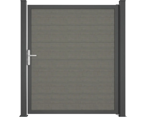 Einzeltor GroJa BasicLine Nova DIN universal vormontiert ohne Pfosten 150 x 180 cm Grey Ash Cut Einzeltor GroJa BasicLine Nova DIN universal vormontiert ohne Pfosten 150 x 180 cm Grey Ash Cut