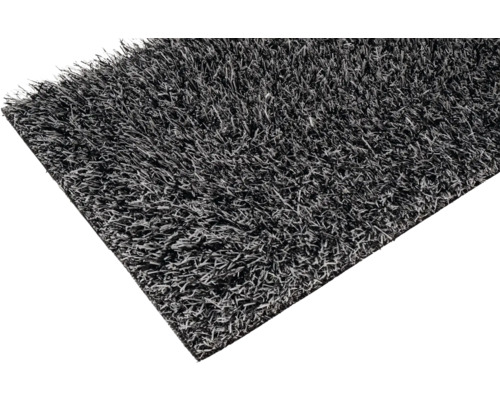 Kunstrasen Expo mit Drainage 20 mm dunkelgrau 400 cm breit (Meterware) Dunkelgrauer Rasenteppich für den Außenbereich