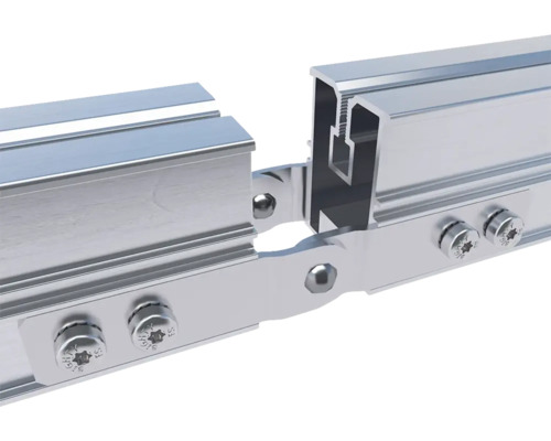 Verbindung zweier Aluminiumprofile mit Schrauben