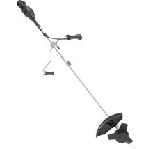 Rasentrimmer mit verstellbarem Griff und Schneidschutz
