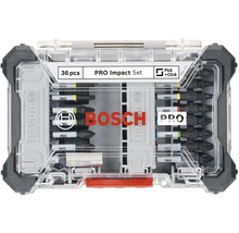Bosch Schlagbohrer Bit Set, 36-teilig, in transparenter Aufbewahrungsbox