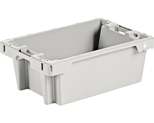 Drehstapelkasten Craemer 32 l Kunststoff grau Kunststoff Transportbox
