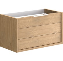 Waschtischunterschrank mit drei Schubladen in Holzoptik