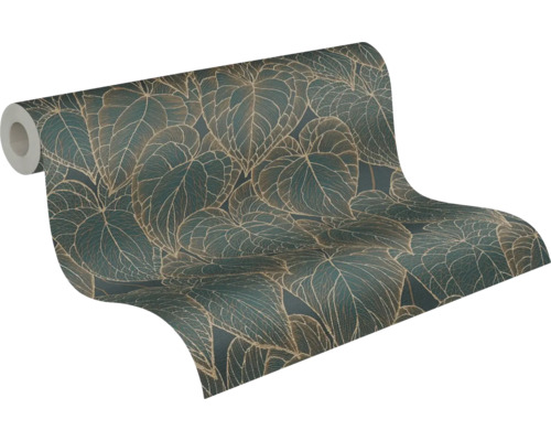 Rolle Tapete mit Blattmuster