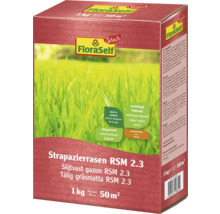 FloraSelf Strapazierrasen RSM 2.3 Verpackung, 1 kg für circa 50 Quadratmeter
