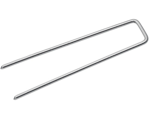 Erdanker Heringe 150x25 mm Ø 3 mm galv. verzinkt 25 Stück Metall Erdanker für die Gartenarbeit