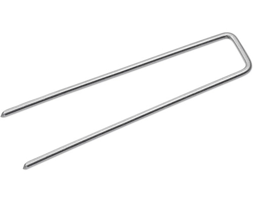 Erdanker Heringe 150x30 mm Ø 3,8 mm galv. verzinkt 25 Stück Metall Rasennagel