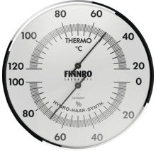 Finnro Sauna Thermometer Hygrometer zur Messung von Temperatur und Luftfeuchtigkeit