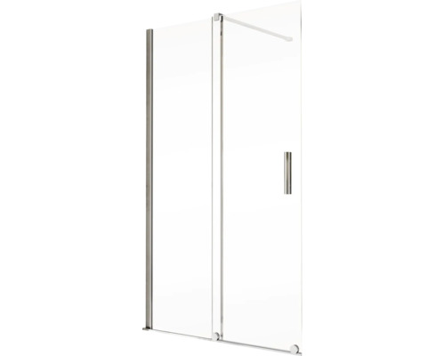 Duschabtrennung aus Glas mit Schiebetür und Griff