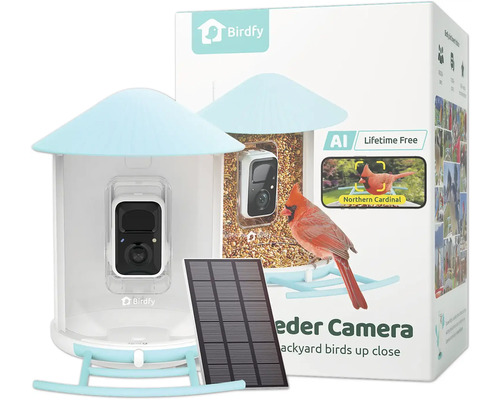 Birdfy Vogelfutterhaus mit Kamera und Solarpanel