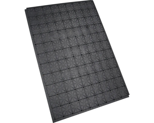 Pflastermatte FAST Base für Unterbau Terrassenplatten schwarz 100 cm x 75 cm x 1,8 cm Pflastermatte FAST Base für Unterbau Terrassenplatten schwarz 100 cm x 75 cm x 1,8 cm