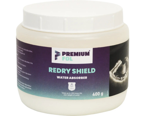 PREMIUMFOL Redry Schield Wasserabsorber bei Leckagen & Überschwemmungen 400 g PREMIUMFOL Redry Schield Wasserabsorber bei Leckagen & Überschwemmungen 400 g