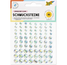 Selbstklebende Schmucksteine, 80 Stück