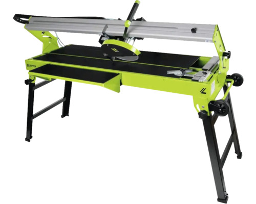 Fliesenschneidmaschine mit Tisch und Schneidrad