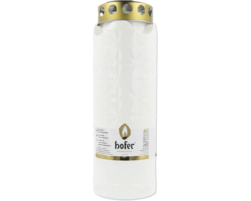 Grablicht mit goldenem Deckel