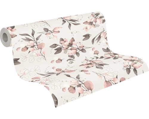 Tapetenrolle mit Blattmuster