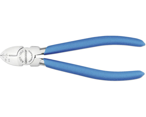 Seitenschneider mit blauem Griff