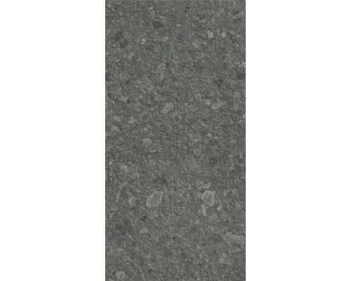 Feinsteinzeug Terrassenplatte Pebbles Dark Grey 120 cm x 60 cm x 2 cm Fliesenmuster mit Steinoptik