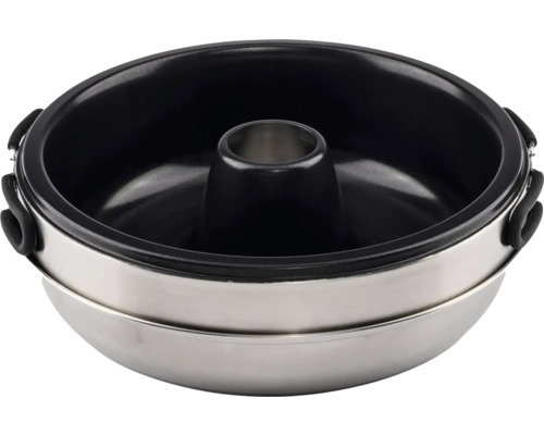 Gugelhupfform aus Metall mit Griffen