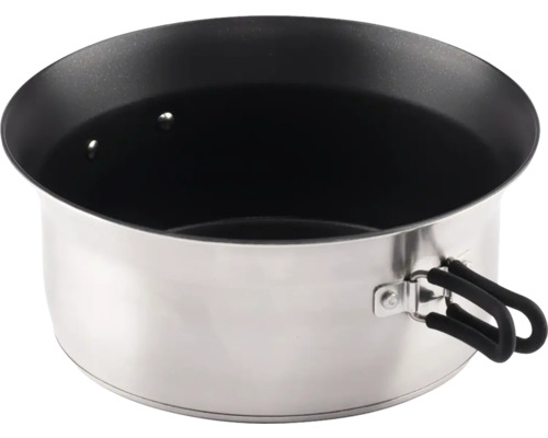 Kochtopf aus Edelstahl mit Griffen