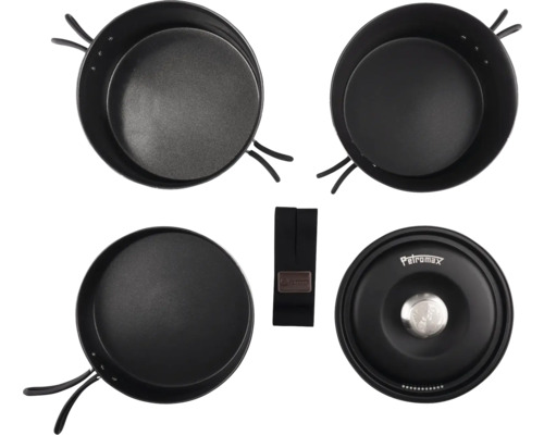 Petromax Feuertopf-Set mit Deckel und Topfheber