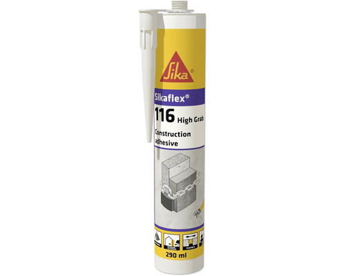 Sikaflex®-116 High Grab Bau- und Montageklebstoff 390 g