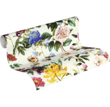 Tapetenrolle mit floralem Muster