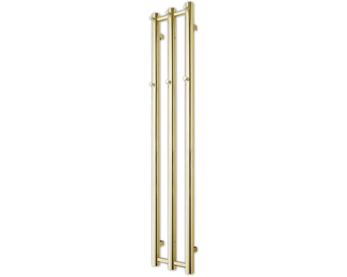 Designheizkörper PLUS 3 1400 x 265 mm gold Anschluss Beidseitig unten