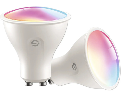 Zwei Smart Home Leuchten mit Schraubsockel