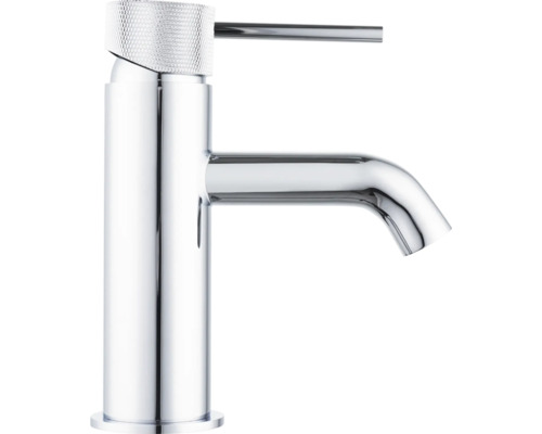 form&style Waschtischarmatur KUDA S chrom mit Push-Open-Ablaufventil