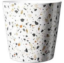 Blumentopf mit Terrazzo Muster