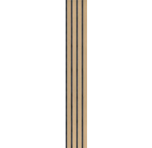 Akustikpaneel aus Holz mit Lamellen