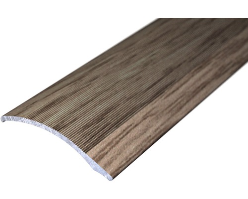 Prinz Anpassungsprofil Alu Eiche grau selbstklebend 38 x 1000 mm Übergangsprofil mit Holzdekor