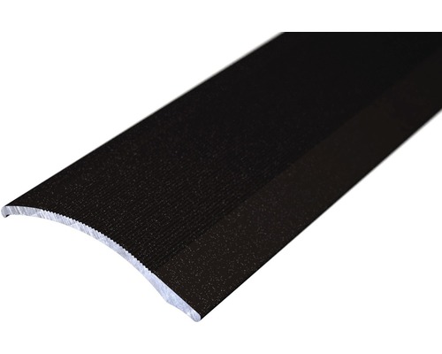 Prinz Anpassungsprofil Alu bronze metallic selbstklebend 38 x 1000 mm Schwarzes Aluminiumprofil mit abgerundeter Kante