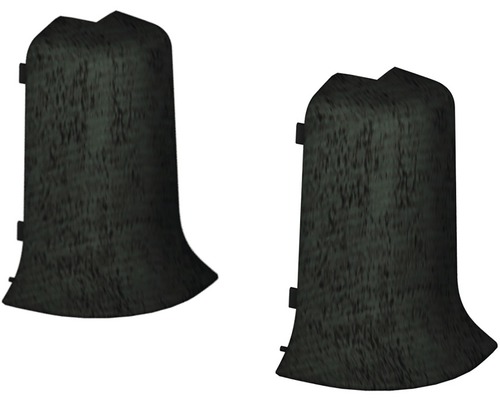Prinz Aussenecken Schiefer Klemm-Sockelleis50 mm x 22 mm Zwei Heizungsrohrverkleidungen aus Kunststoff