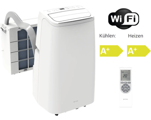 Mobiles Klimagerät mit Wi-Fi Funktion, Energieeffizienzklasse A+, inklusive Fernbedienung